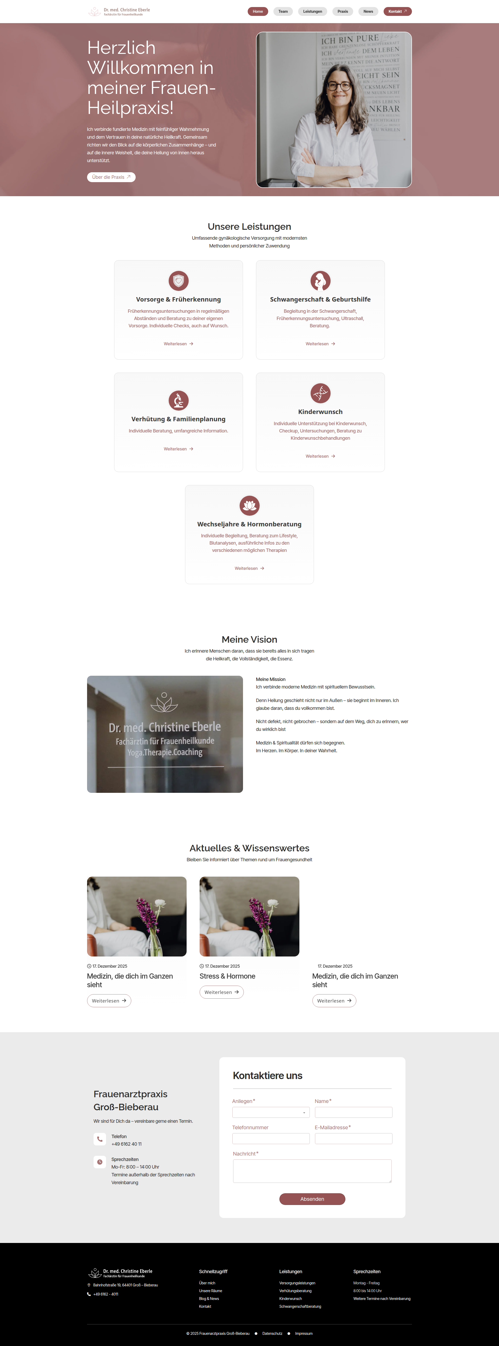 Referenz: Frauenarztpraxis